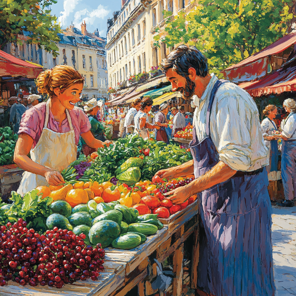 Remy Market Feast paint by number