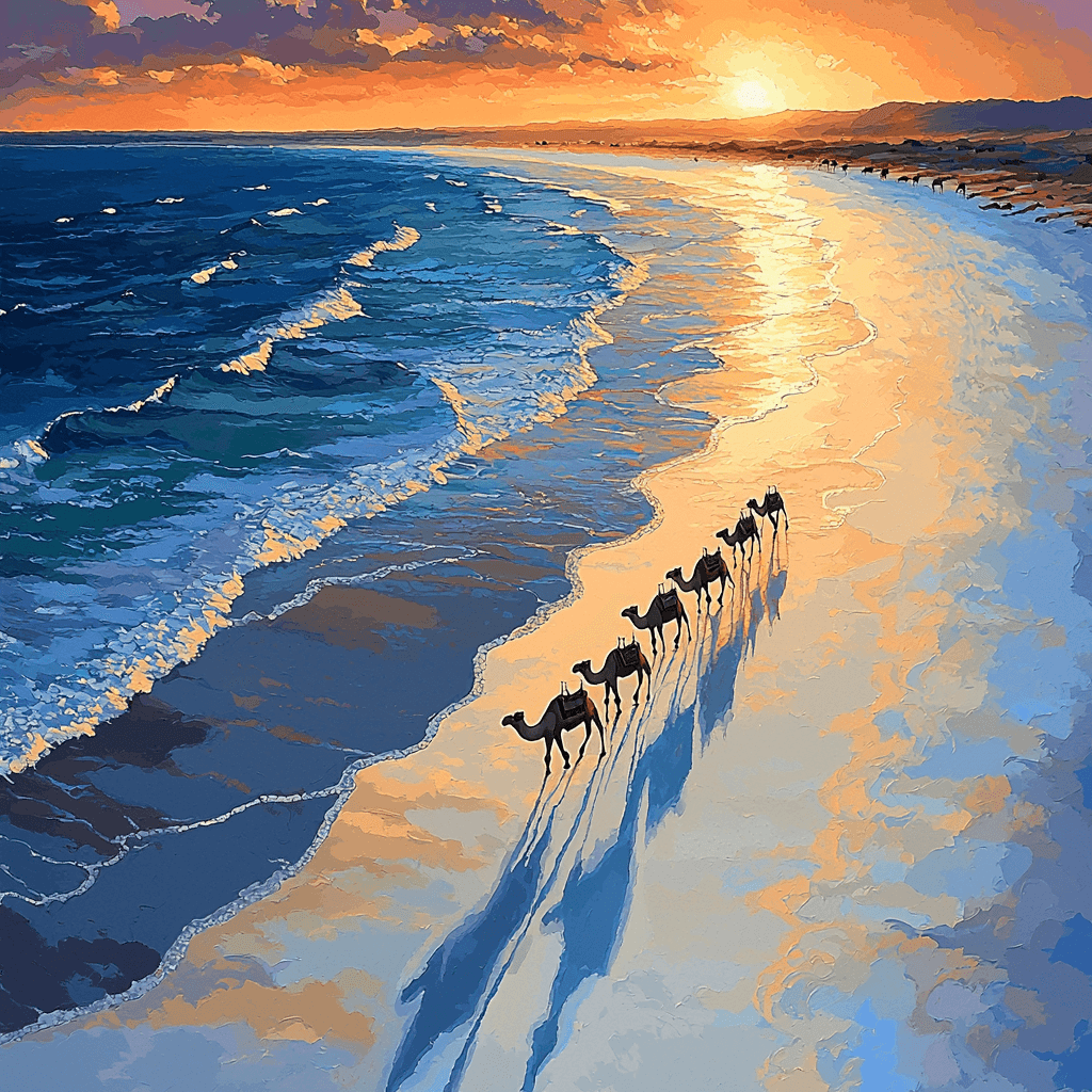 Cable Beach Paint By Color
