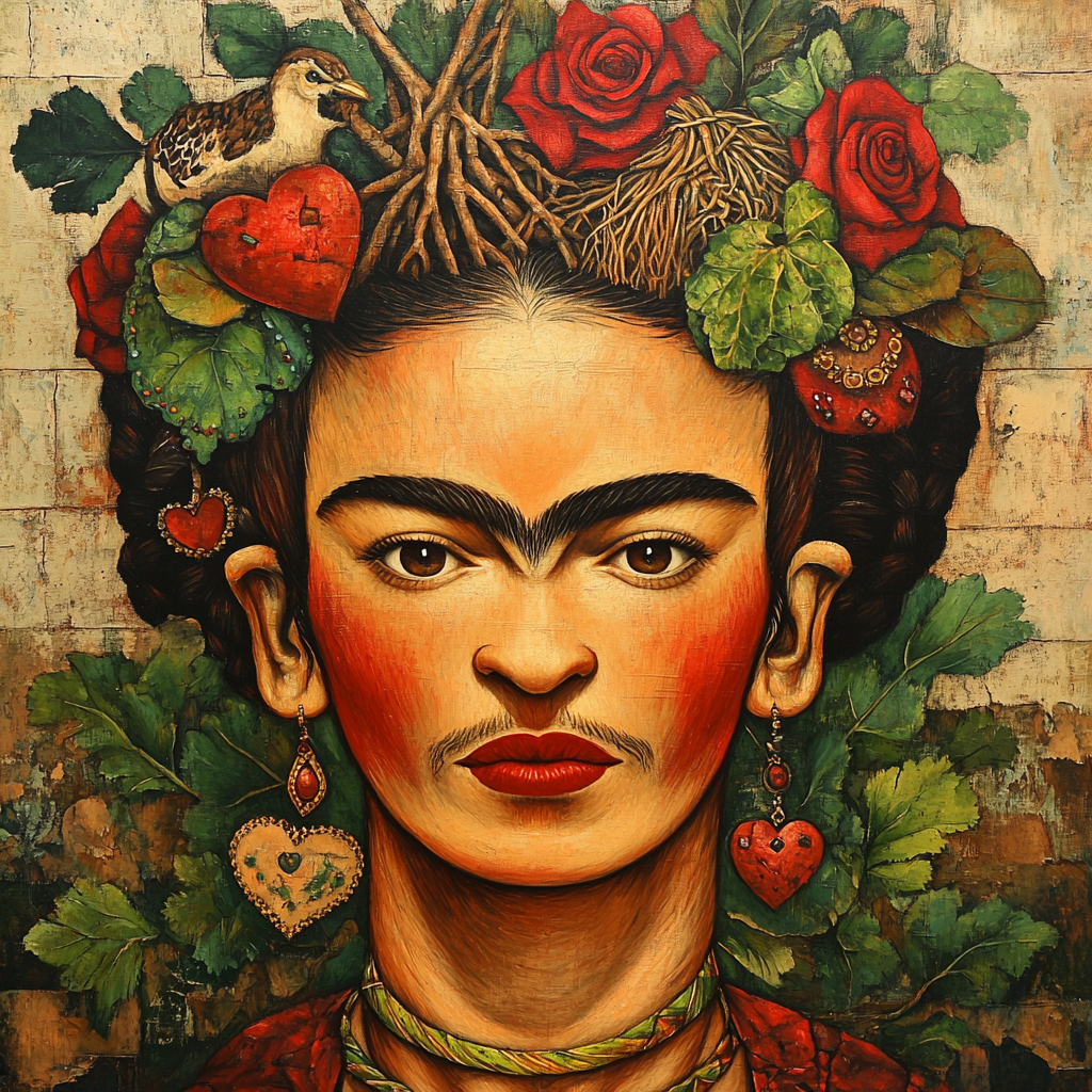 Frida Kahlo Inspired Cultural Strength painting number kit