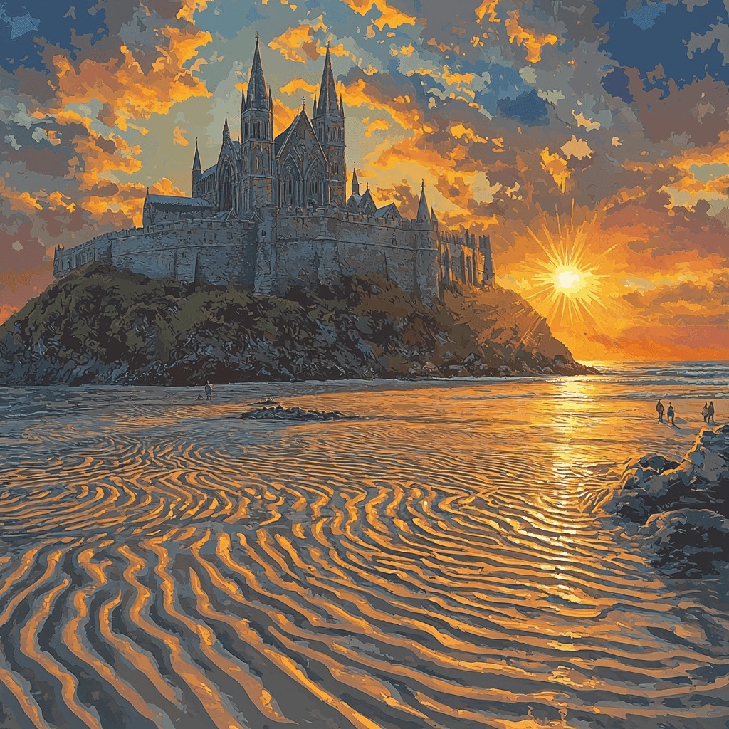 Mont Saint Michel Paint By Numbers