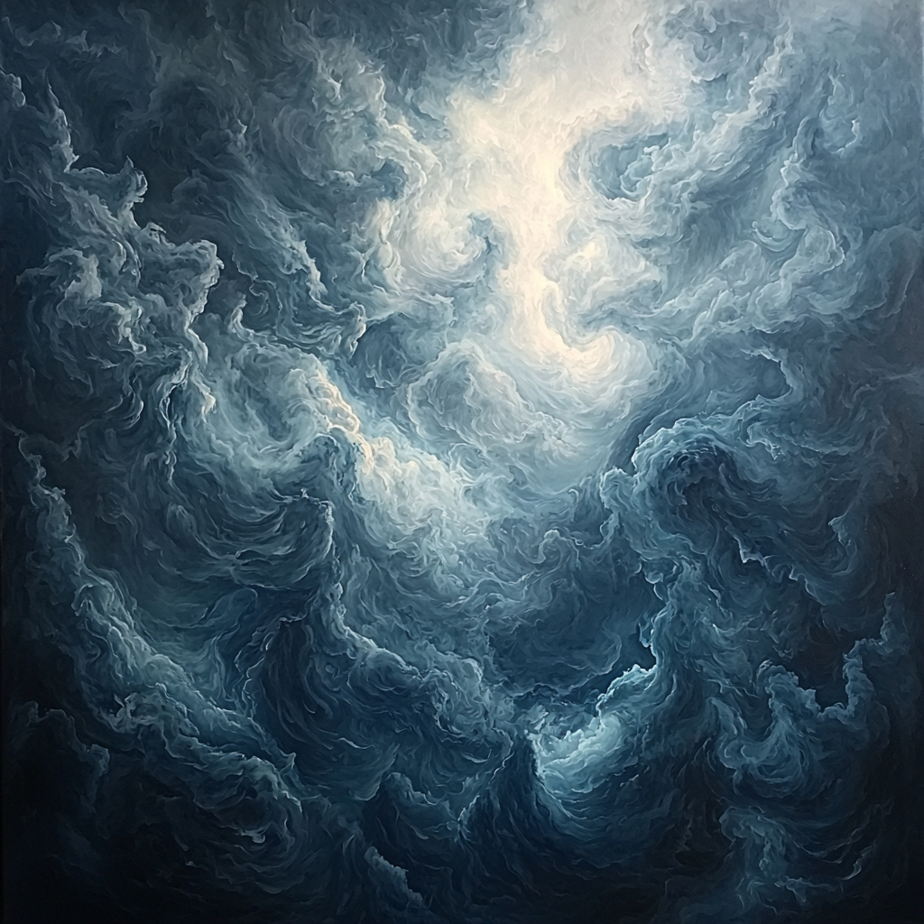 Michelangelo Inspired Sculptural Storm Paint By Numbers