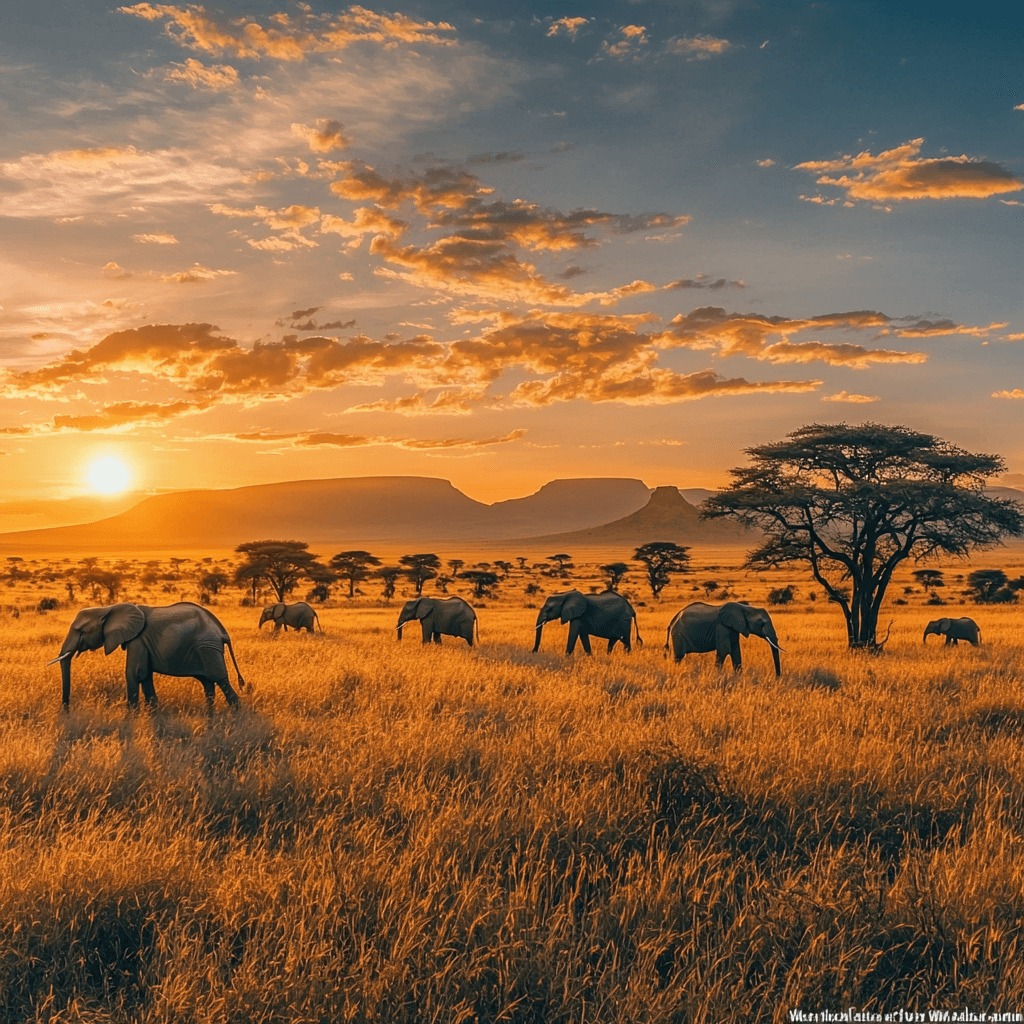 Tsavo National Park - Kenya Paint By Number