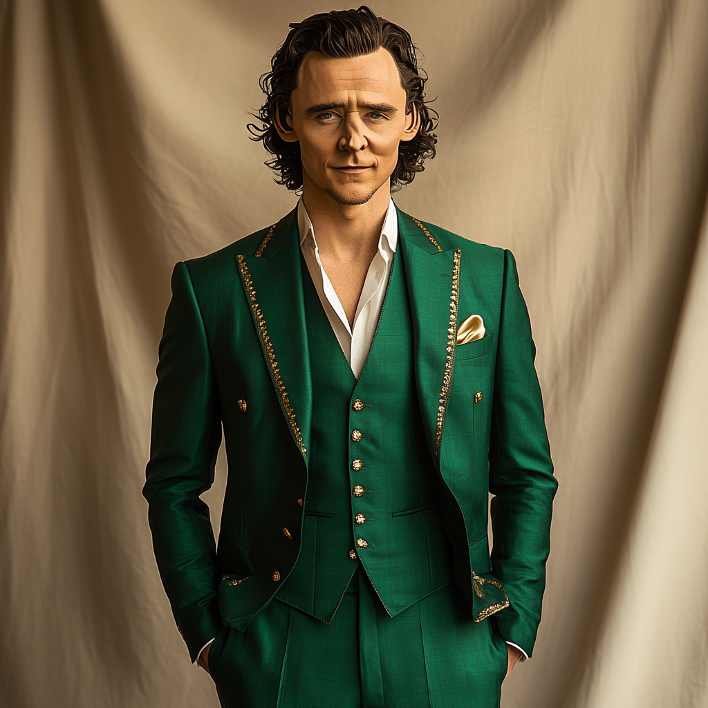 Tom Hiddleston: Dancing With The Shadows Of Loki painting number kit