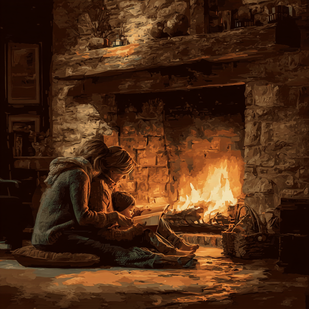 Home In Mother's Heart Number Painting