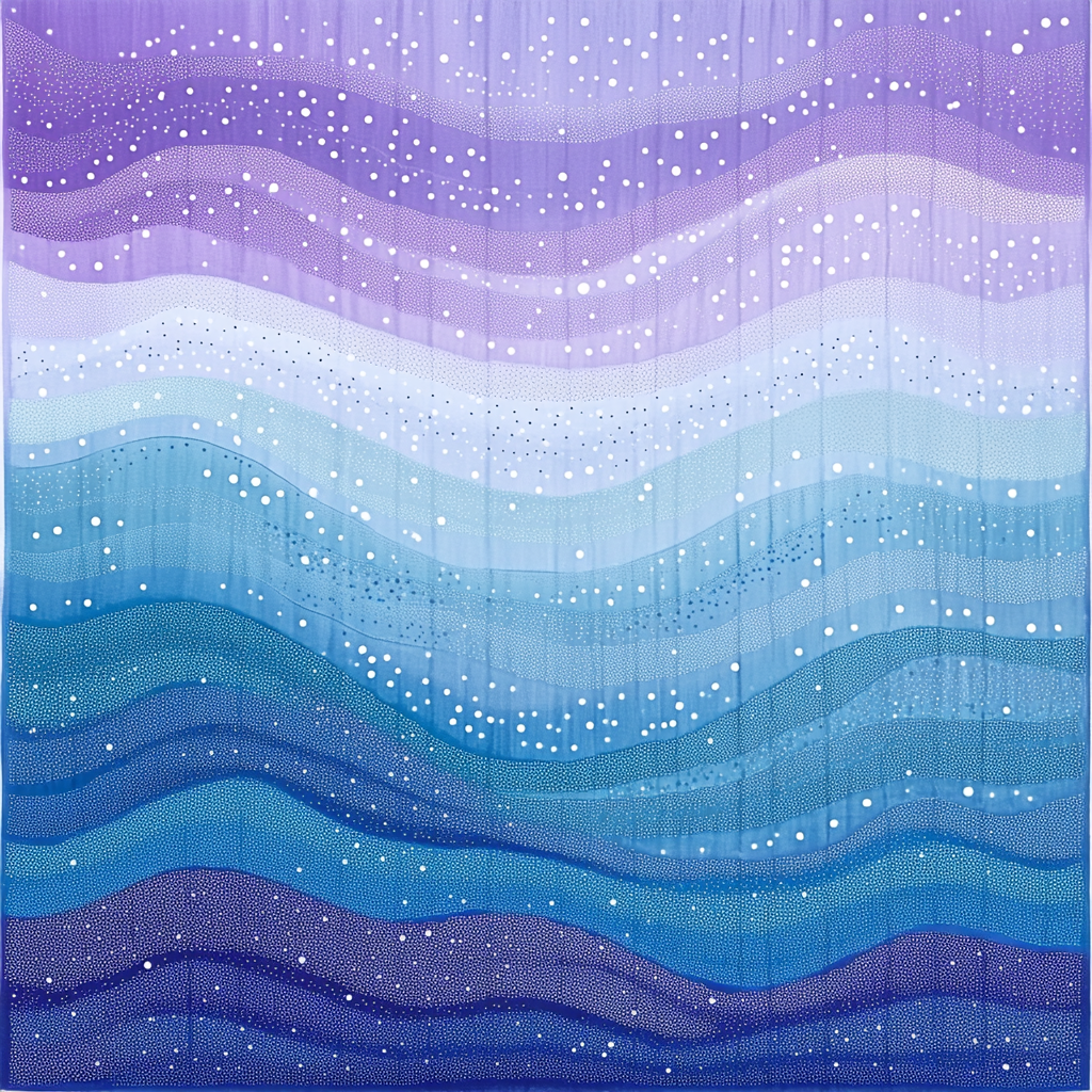 Yayoi Kusama Inspired Aurora Of Dots Paint by numbers art