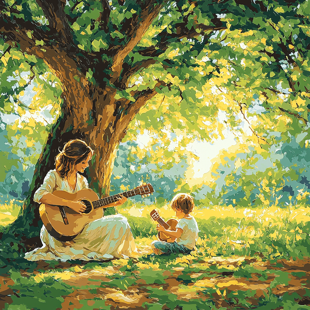 Serenade In The Shade DIY Paint By Numbers