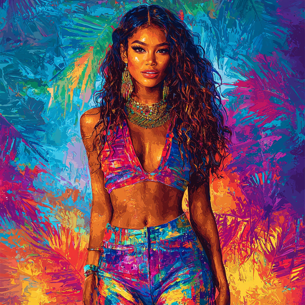 Zendaya: The Evolving Starlet Painting Number Kit