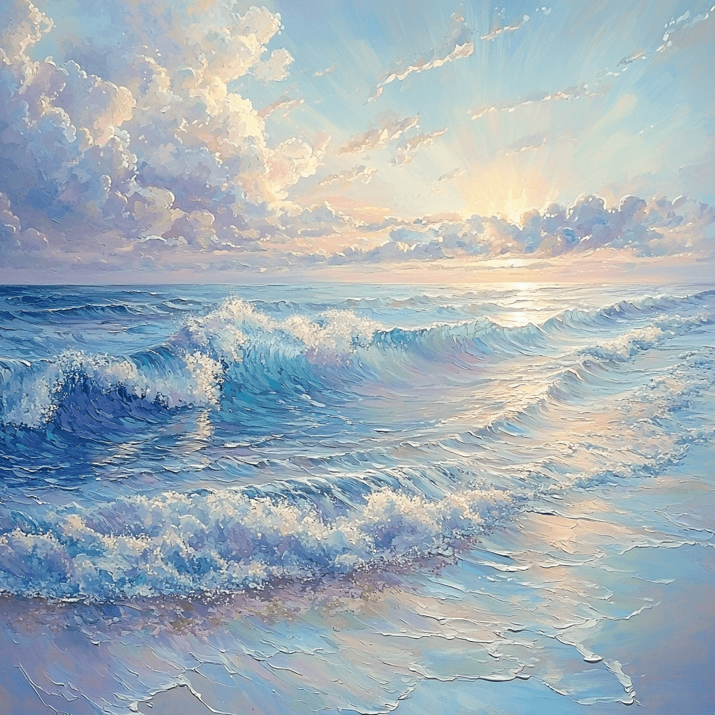 Zhao Mengfu Inspired Dreamscape Of Tranquility Numbered Painting Kits