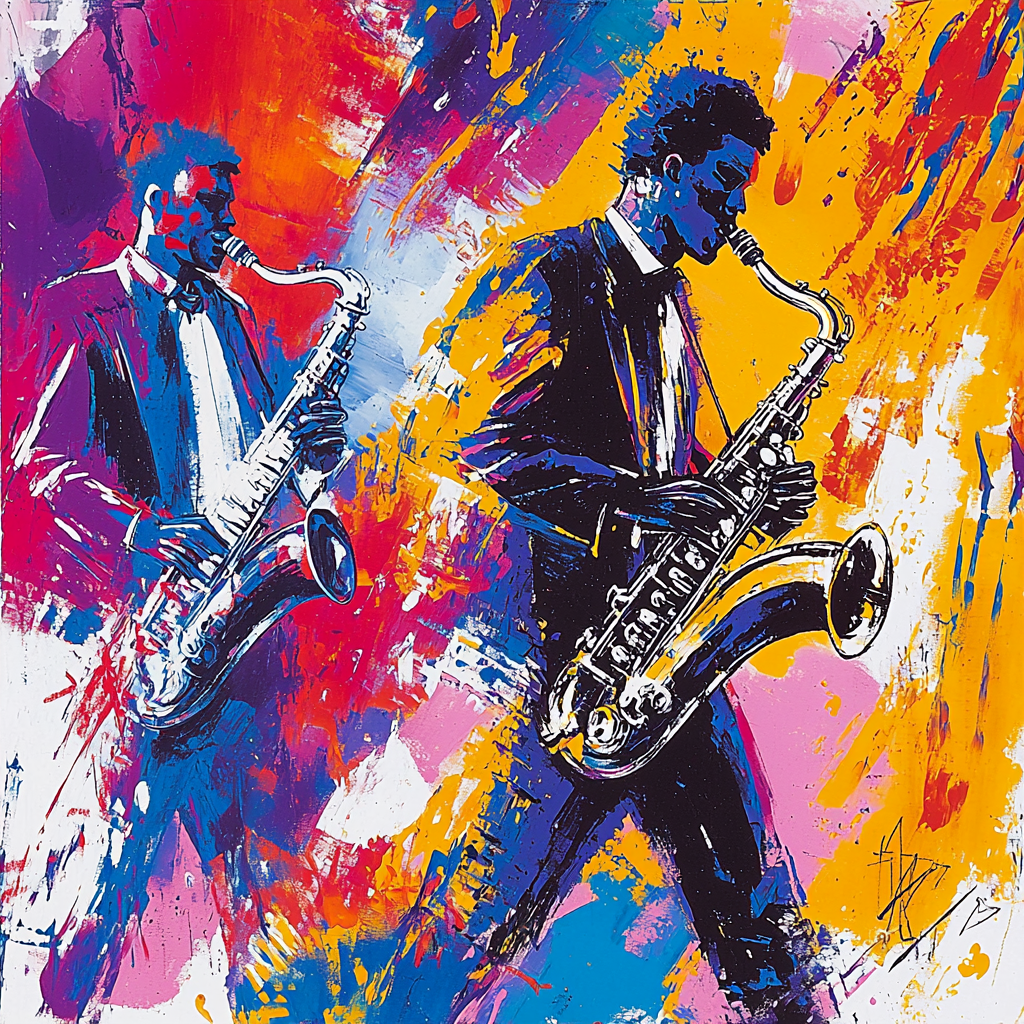 Jean-Michel Basquiat Inspired Jazz Vibrations Numbered Painting Kits