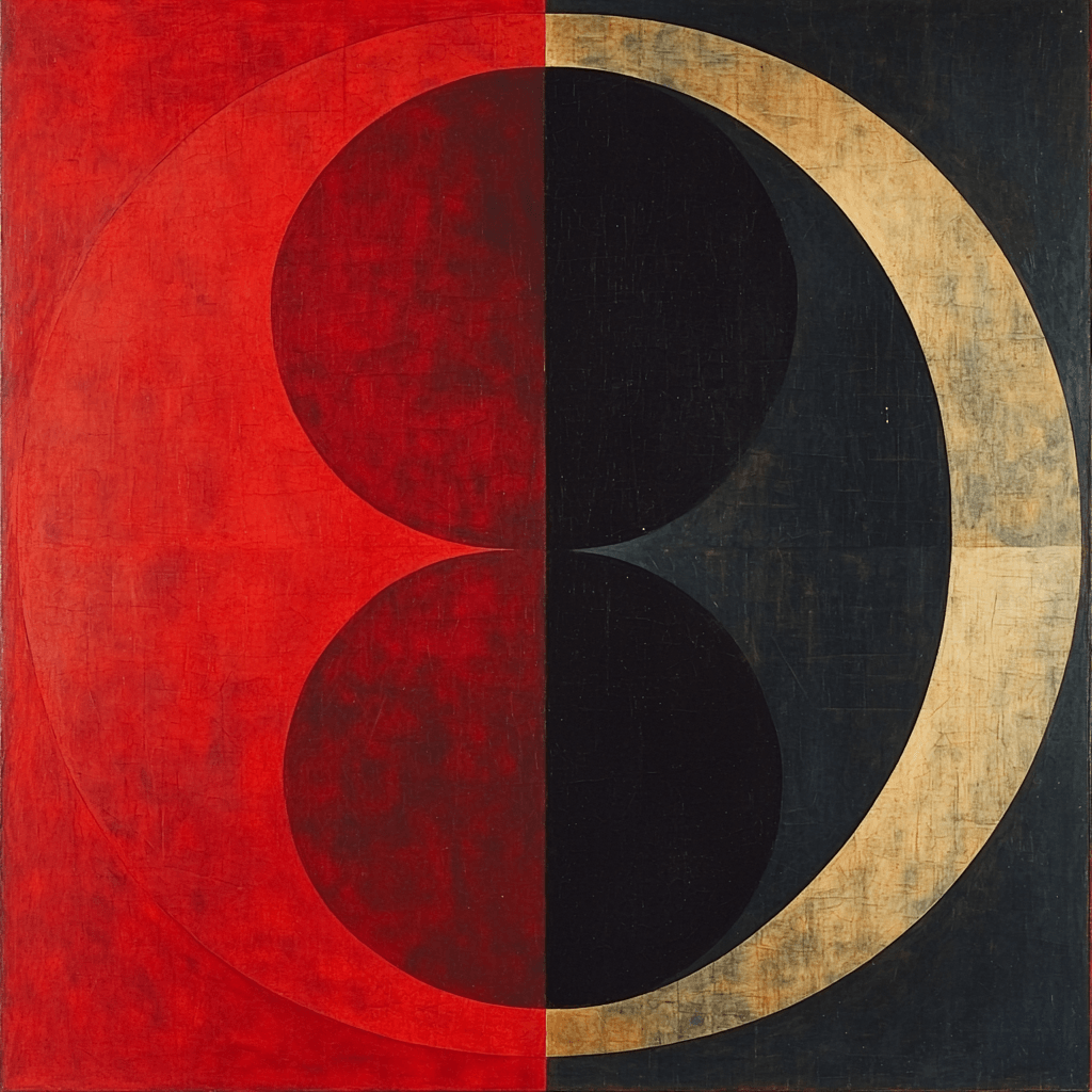 Kazimir Malevich Inspired Cosmic Balance Paint By Color