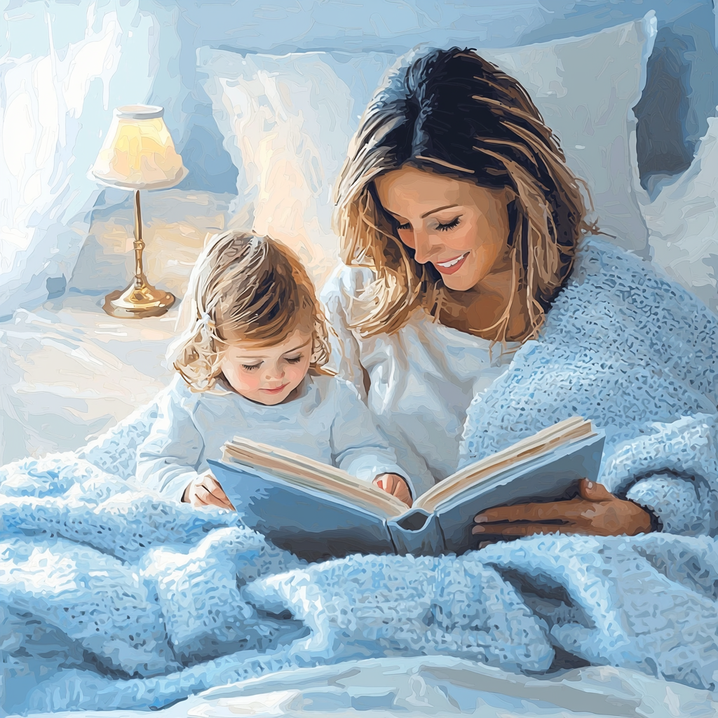 Cherished Bedtime Story Paint By Numbers Art