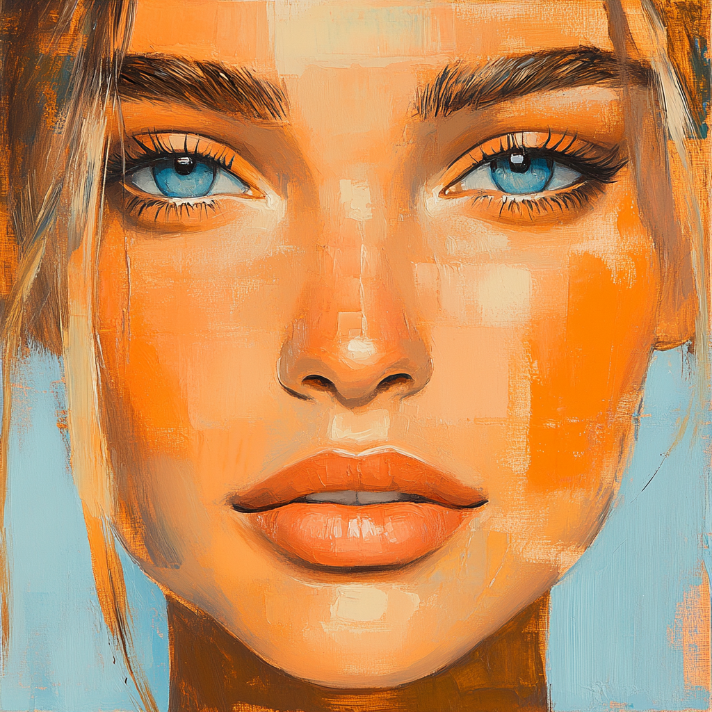 Modigliani Inspired City Portrait Paint by numbers kits