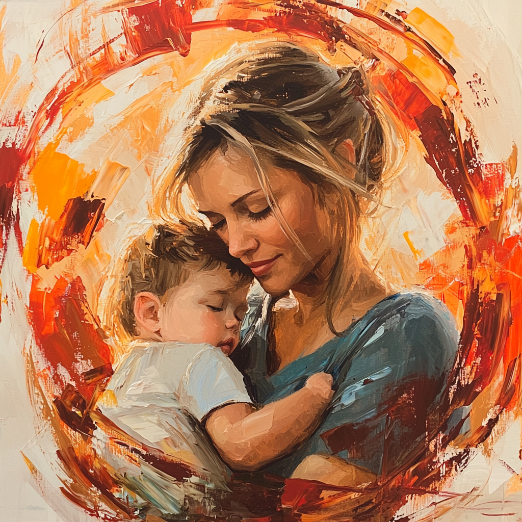 Mother’s Silent Strength DIY Paint By Numbers