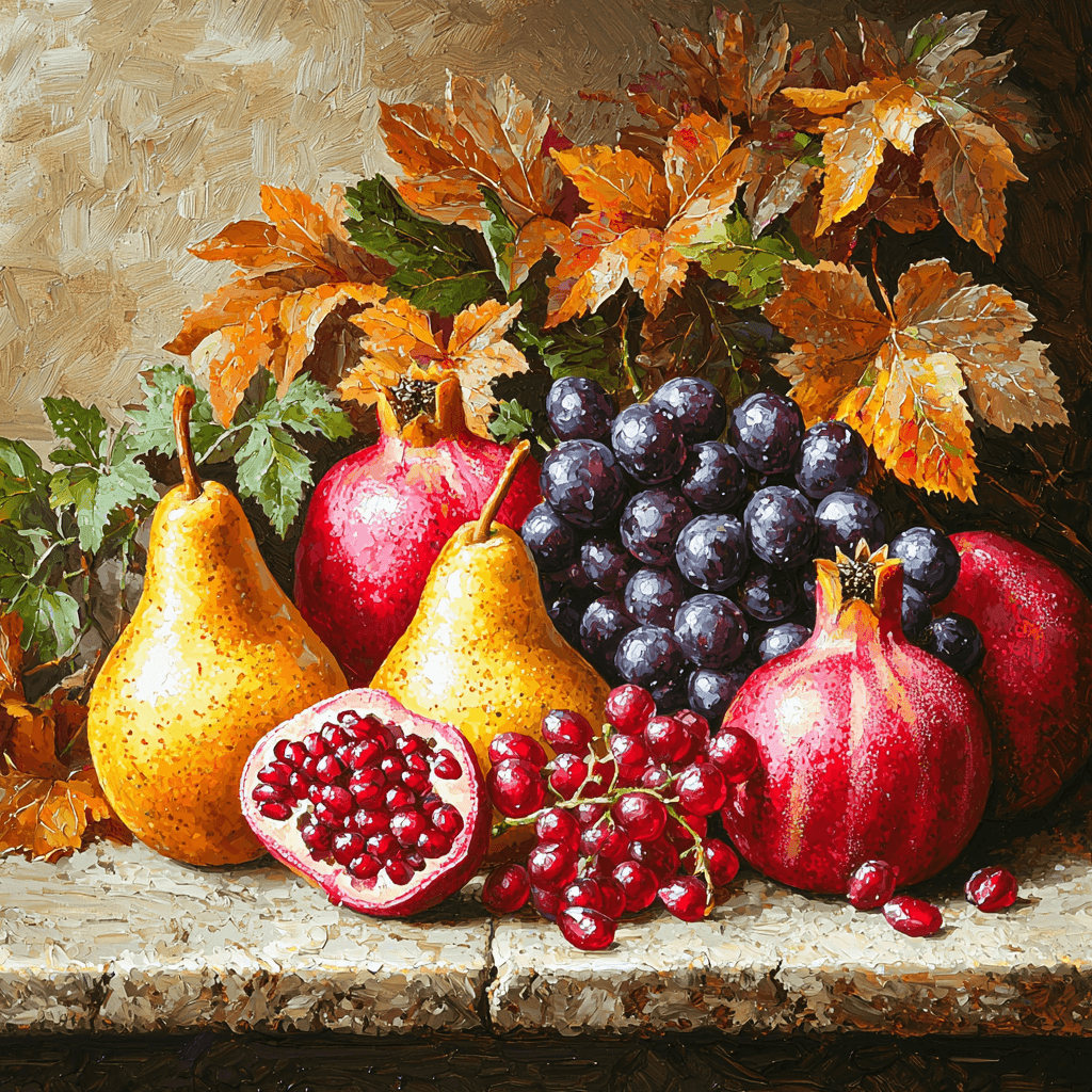 Juan Sánchez Cotán Inspired Fruits Of Autumn DIY Paint By Numbers