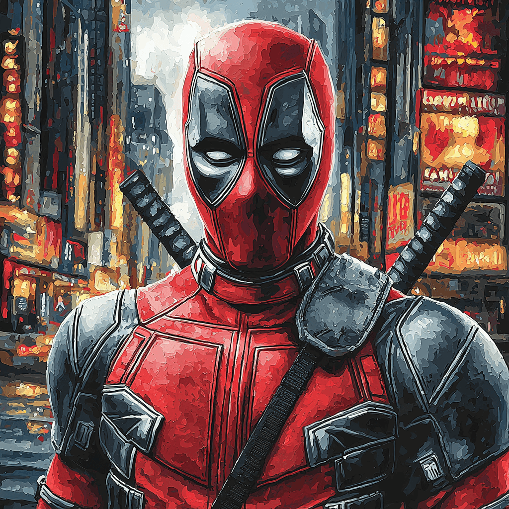 Ryan Reynolds: The Humorous Hero With A Heart DIY Paint By Numbers