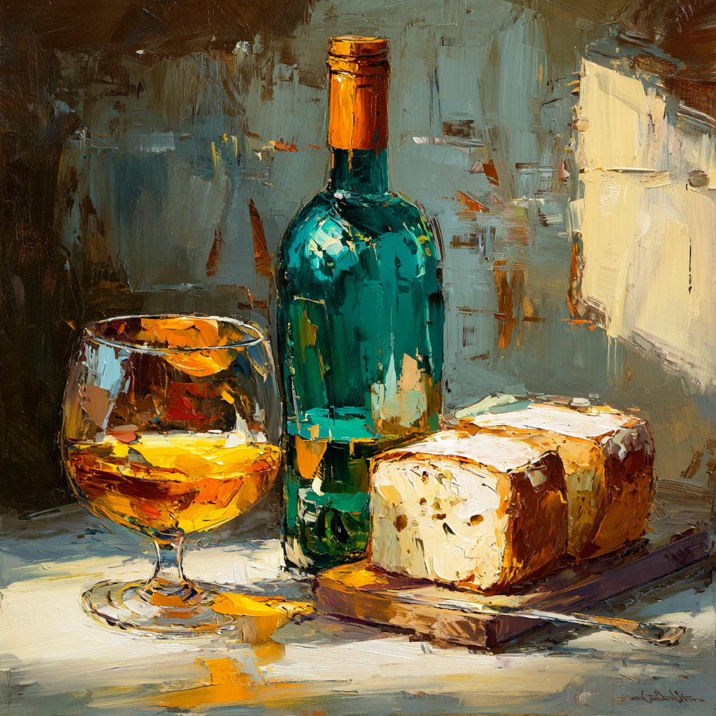 Edouard Manet Inspired Still Life With Wine Paint by numbers kits