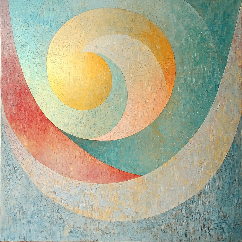 Joan Miró Inspired Serene Colorscape Paint By Numbers Art