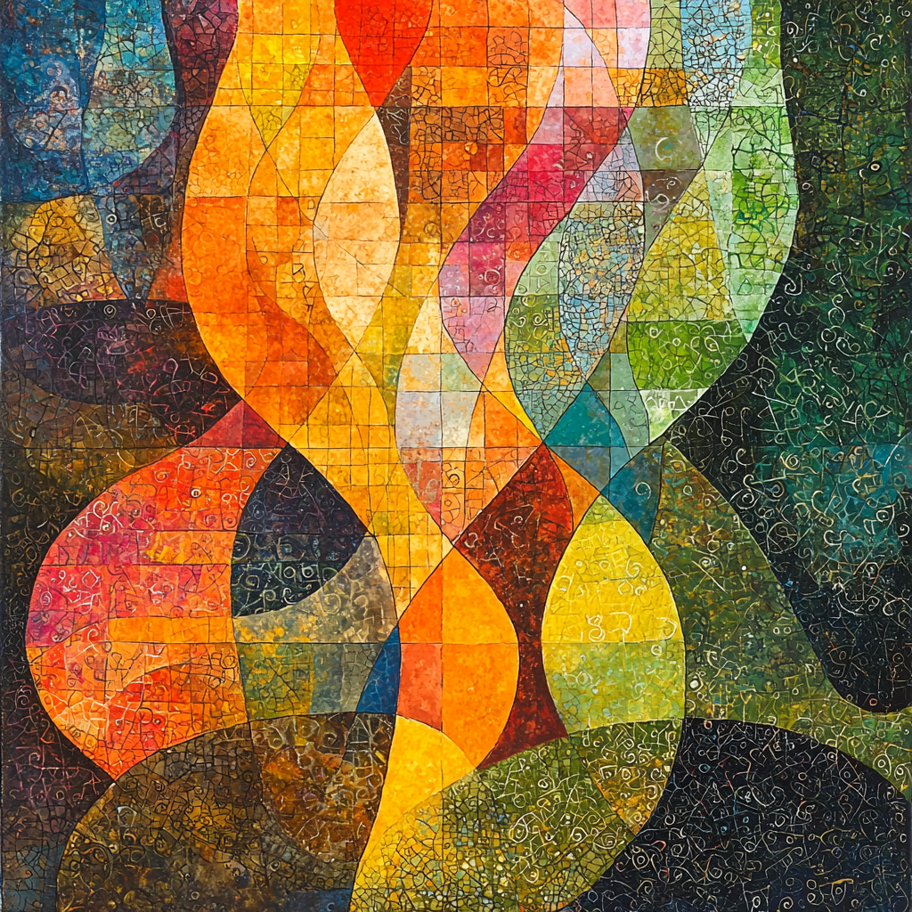 Paul Klee Inspired Chords Of Color Painting Number Kit