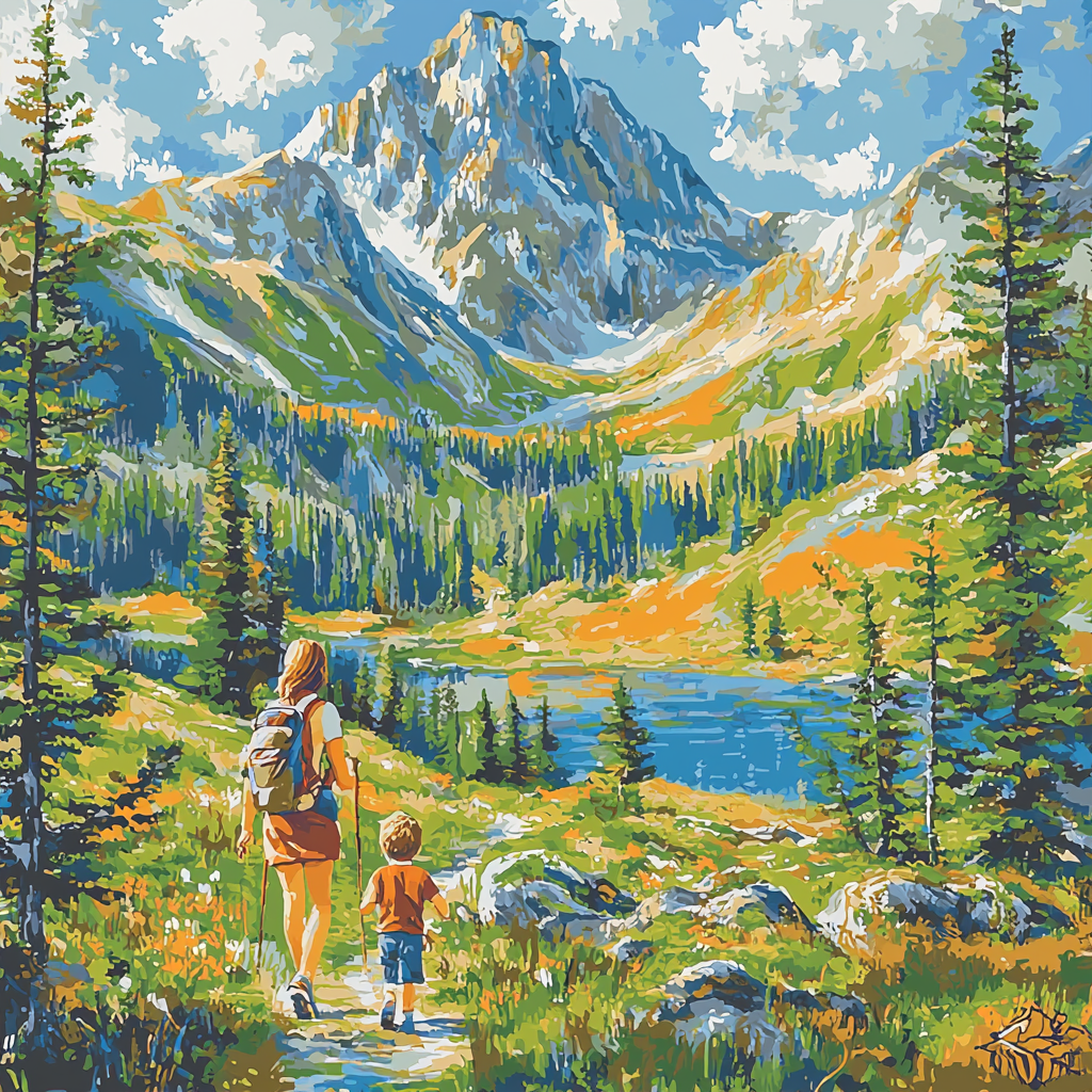 Together On A Journey Paint By Numbers Kits