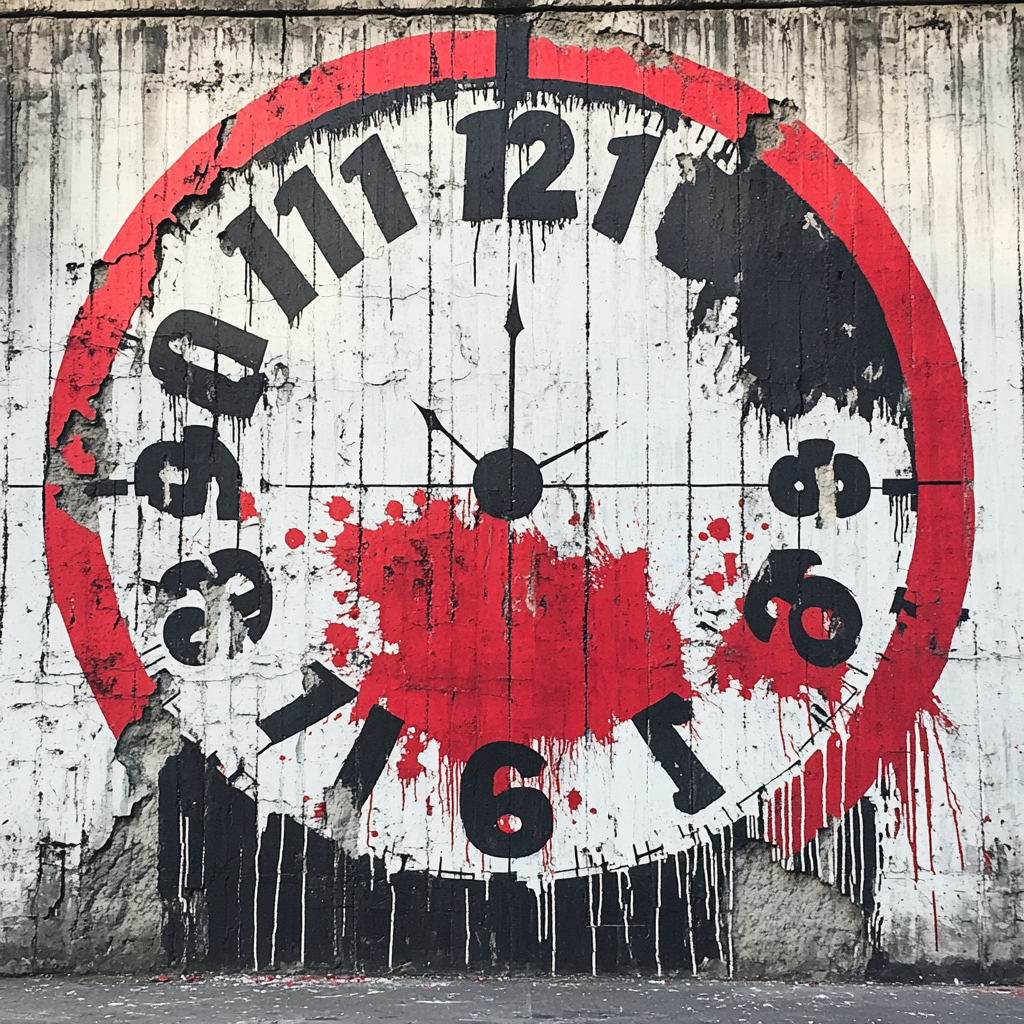 Banksy Inspired Environmental Countdown DIY paint by numbers