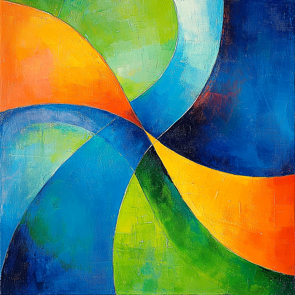 Paul Cézanne Inspired Chromatic Harmony DIY Paint By Numbers
