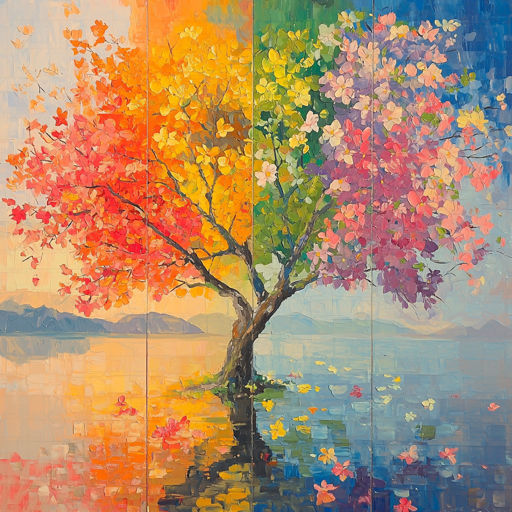 Frida Kahlo Inspired Veil Of Seasons Paint By Number