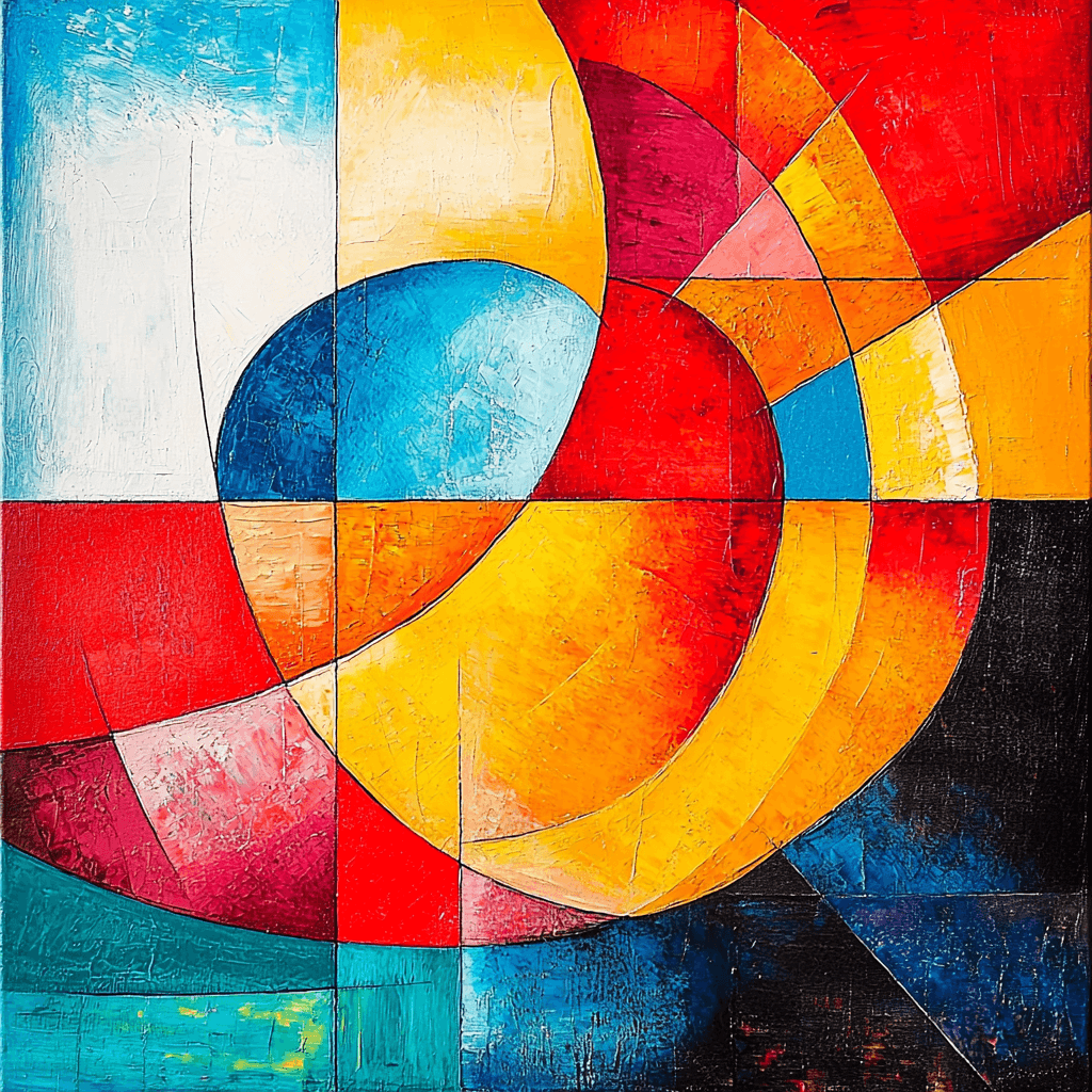 Wassily Kandinsky Inspired Harmony Of Color Paint By Color