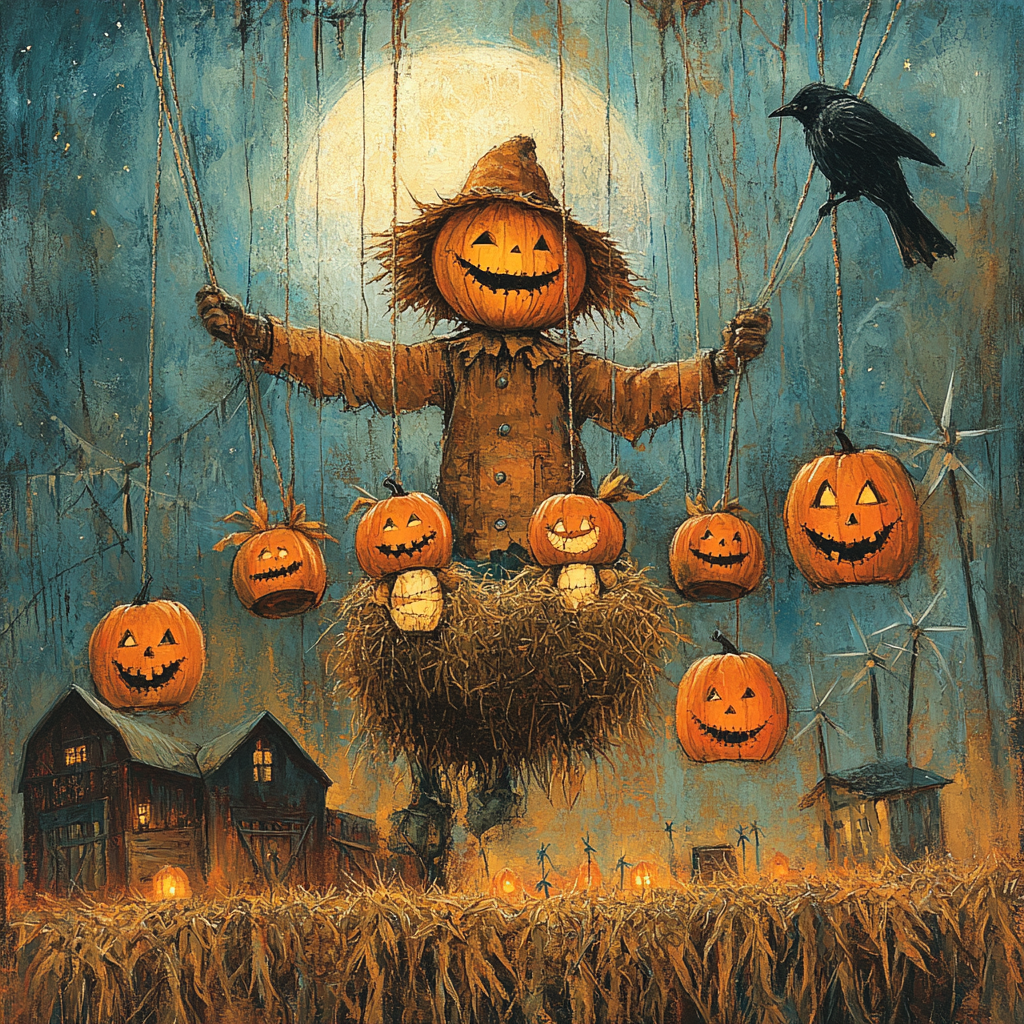 Marionette Harvest Puppeteer painting number kit