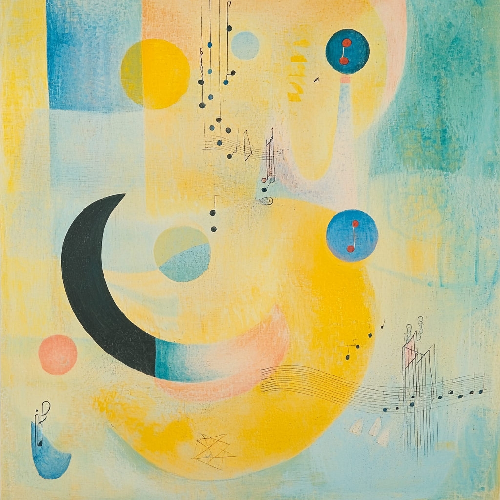 Paul Klee Inspired Melody Of Abstraction Painting Number Kit