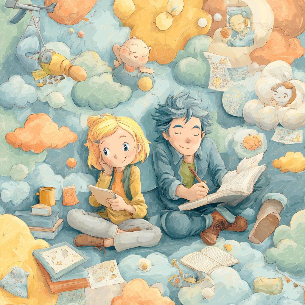 Whisked Away To Dreamland Painting Number Kit