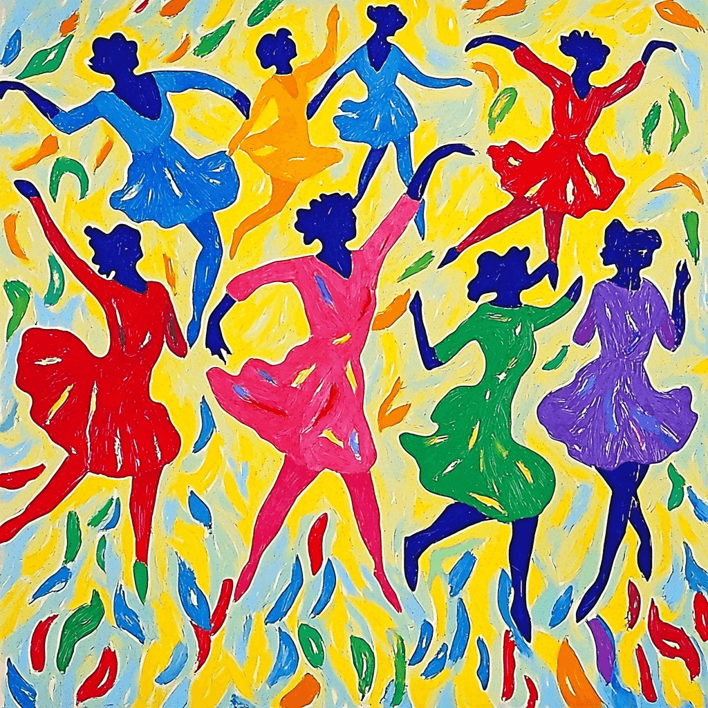Henri Matisse Inspired Melody In Motion Painting Number Kit