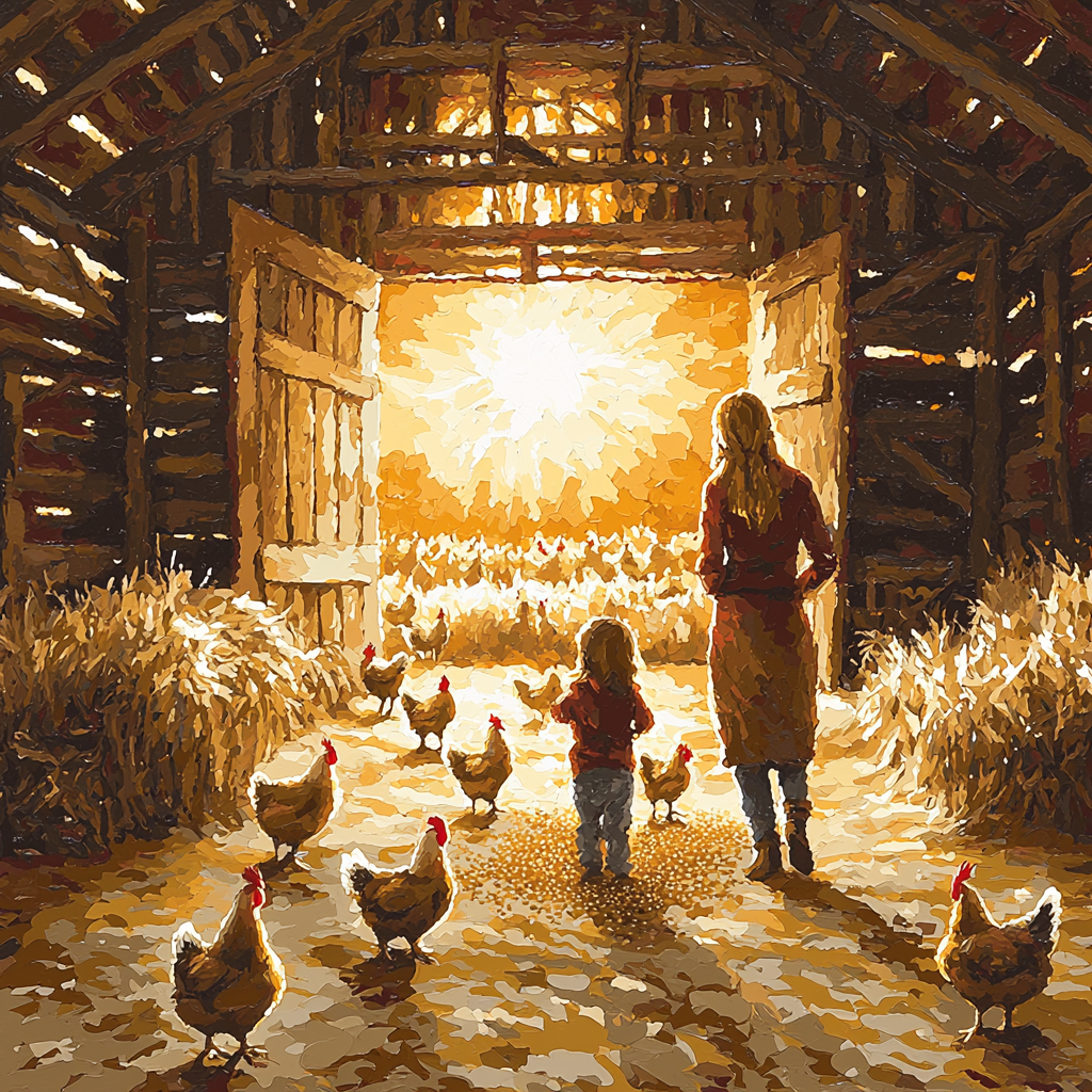 Morning Chores Paint By Number