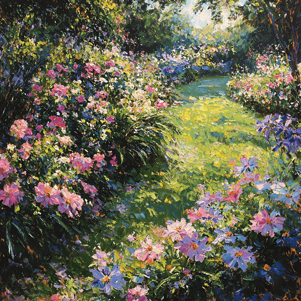 Claude Monet Inspired Timeless Nature's Canvas Paint By Numbers Art