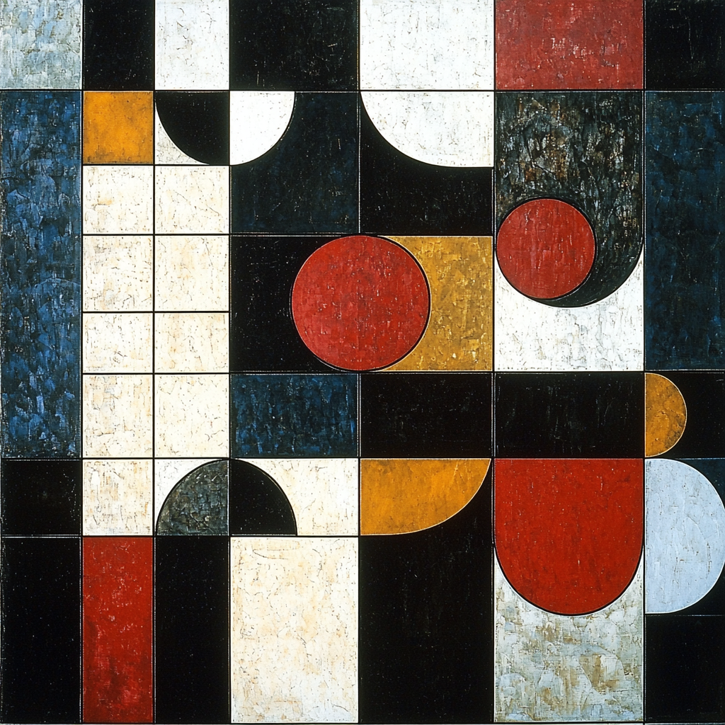 Kazimir Malevich Inspired Conceptual Unity Paint By Numbers Kits