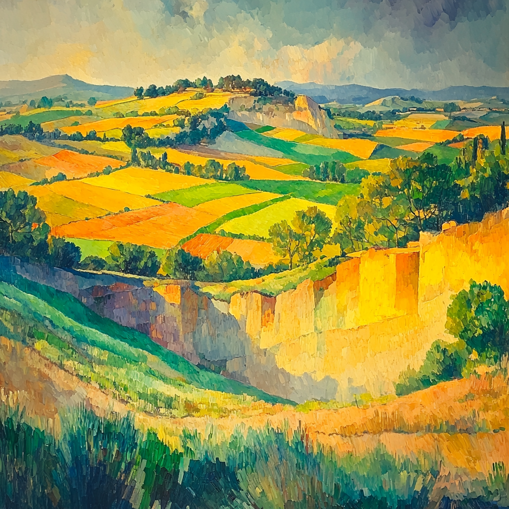 Paul Cézanne Inspired Layers Of Light Paint By Number