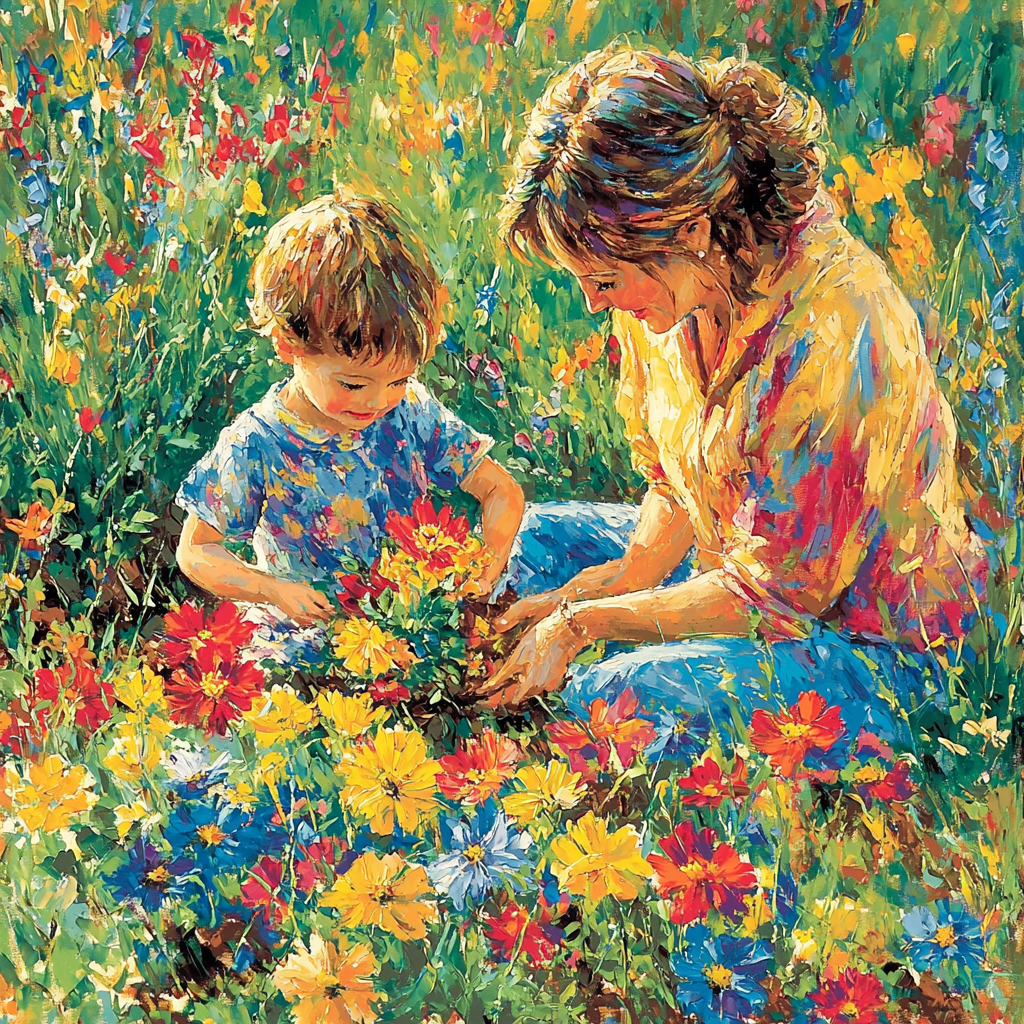 Together We Blossom Paint By Numbers Kits