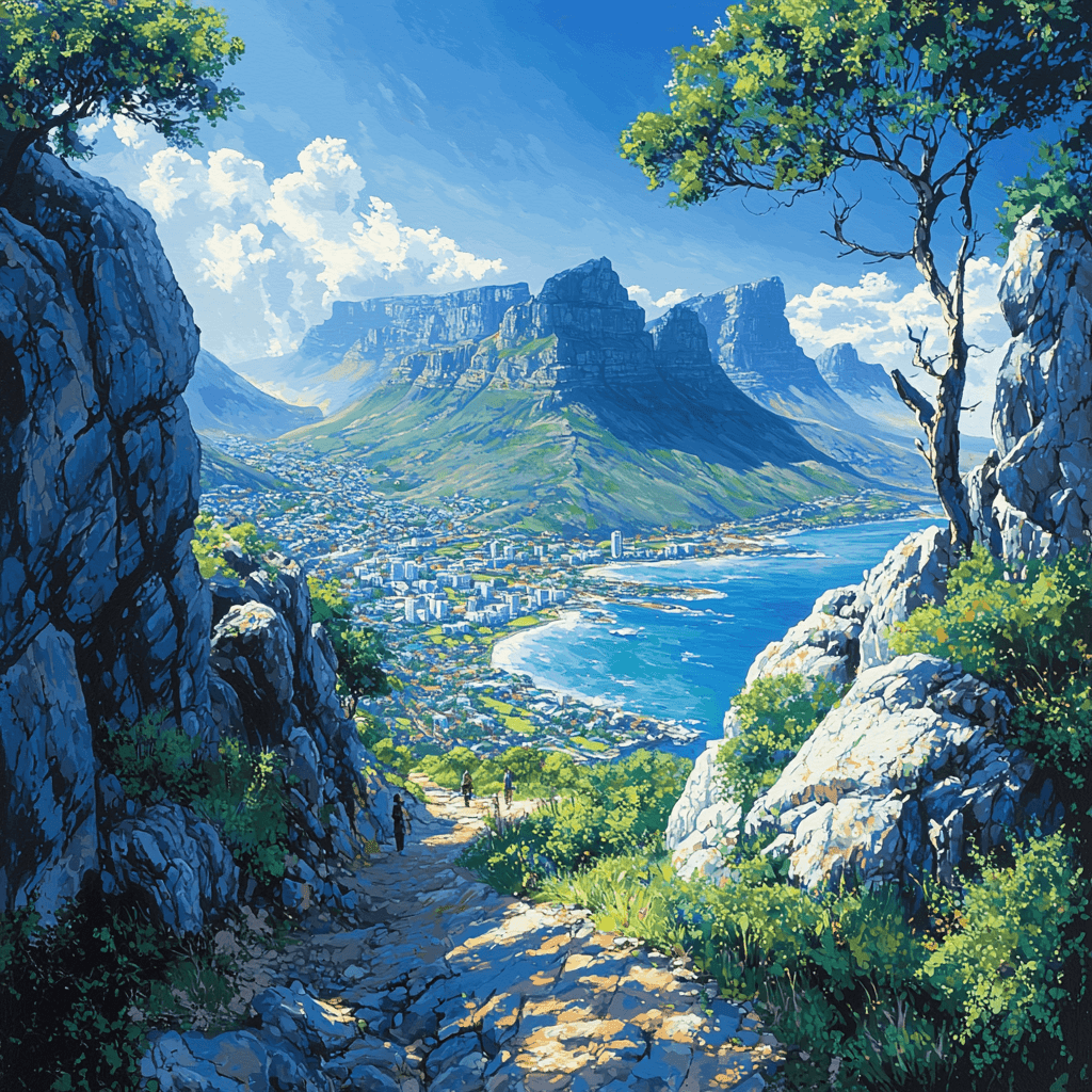 Table Mountain National Park Numbered Painting Kits