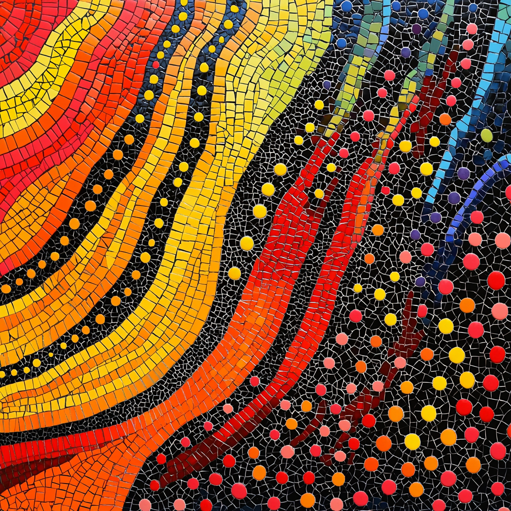 Yayoi Kusama Inspired Mosaic Of Infinity Painting By Numbers Kit