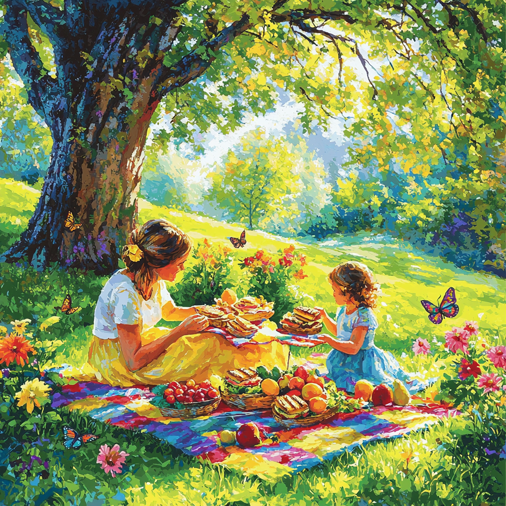 The Joy Of Togetherness Painting Number Kit