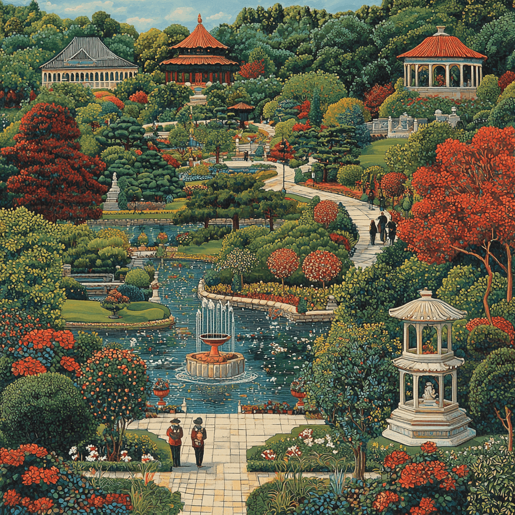 Hamilton Gardens - Hamilton Numbered Painting Kits
