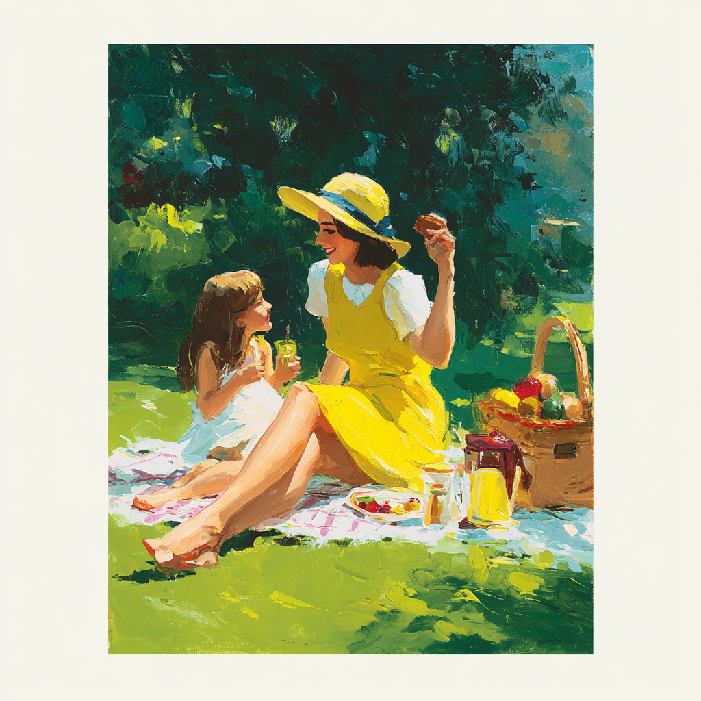 Together In The Sunshine Paint By Numbers Art