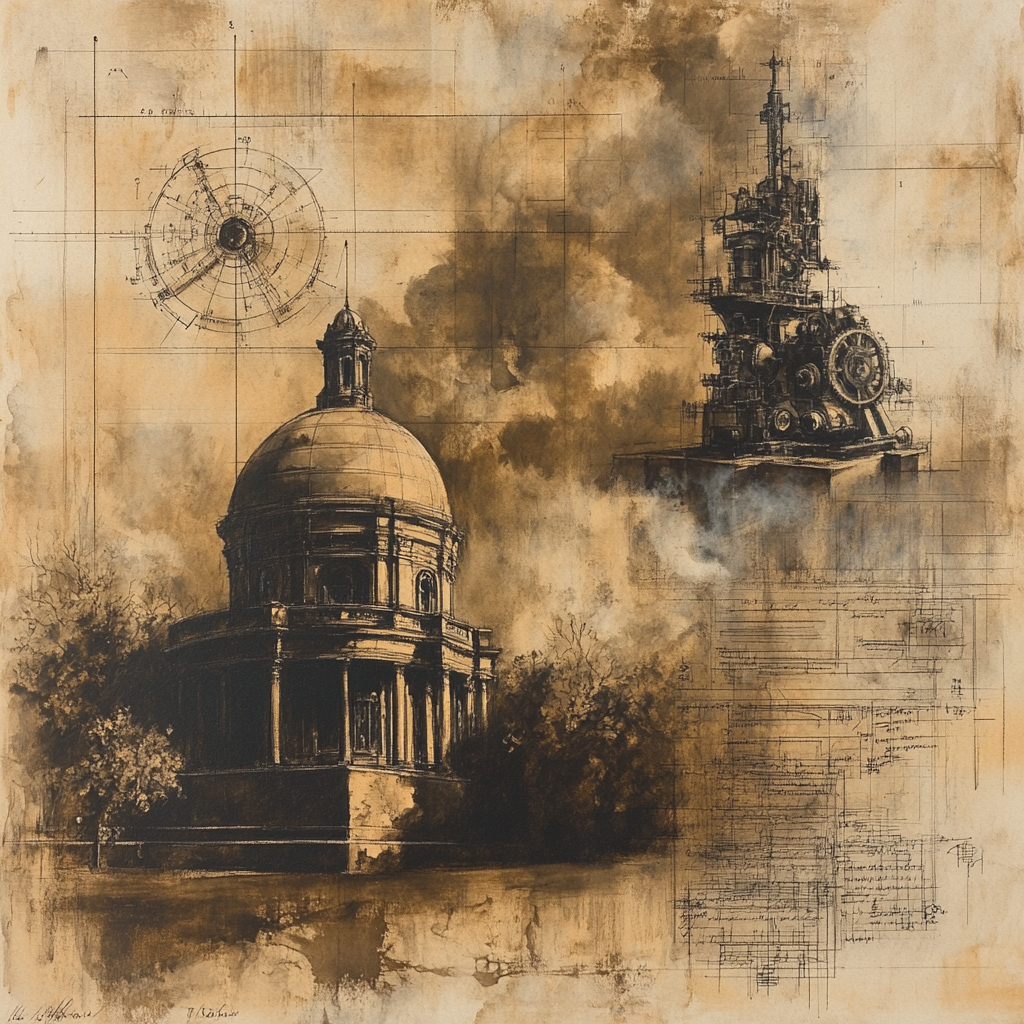 Leonardo Da Vinci Inspired Inventors Sketchbook Painting by numbers kit