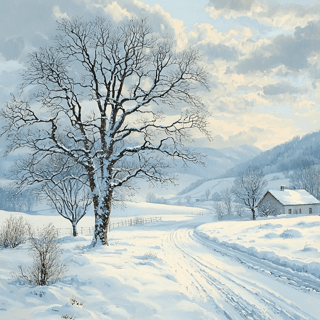 Caspar David Friedrich Inspired Stillness Of Winter Paint By Numbers Kits