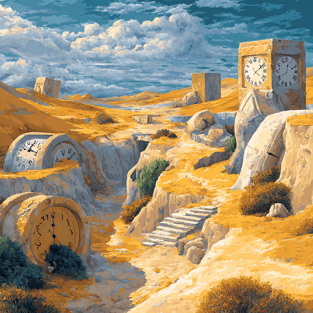 Dali Inspired Surreal Dreams Numbered painting kits