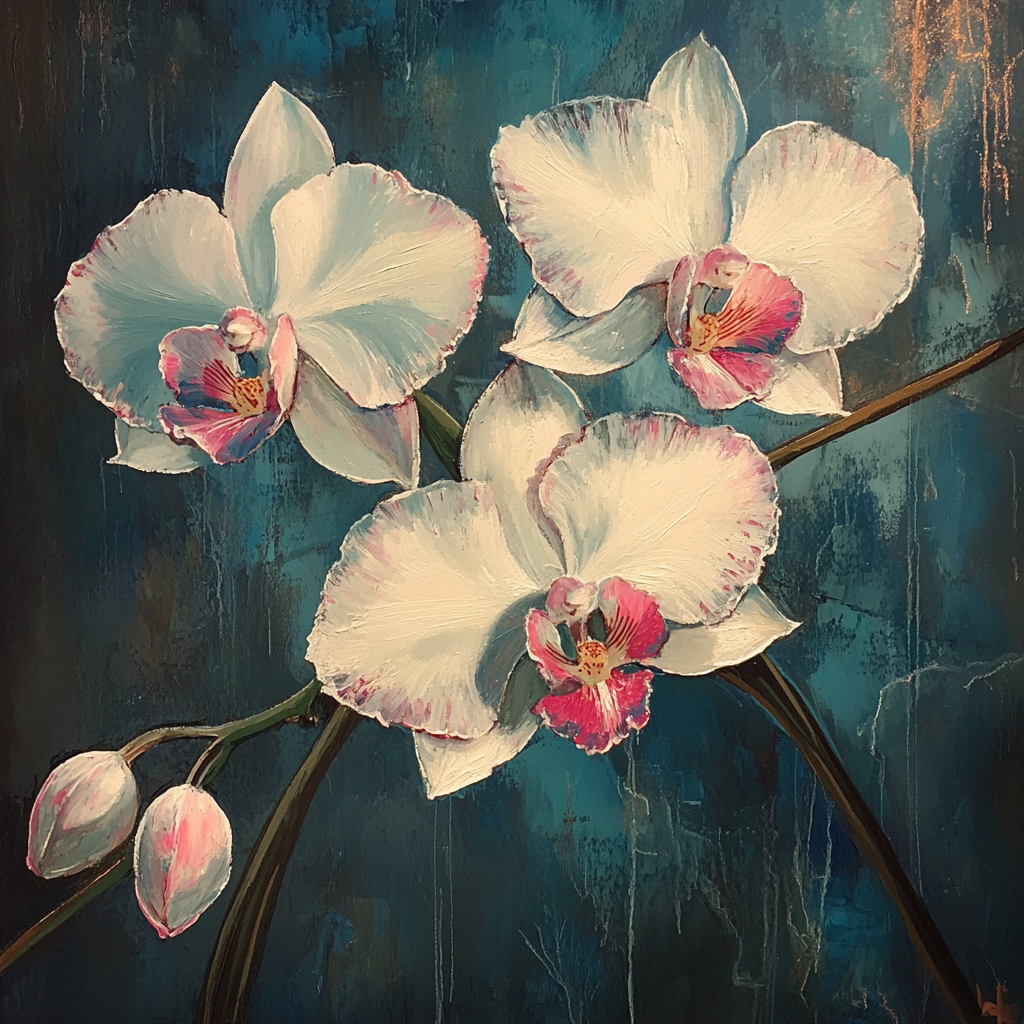 Edgar Degas Inspired Orchid Nocturne Paint by numbers kits