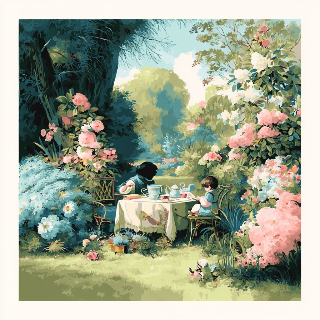 Afternoon Tea With Mother Paint By Number