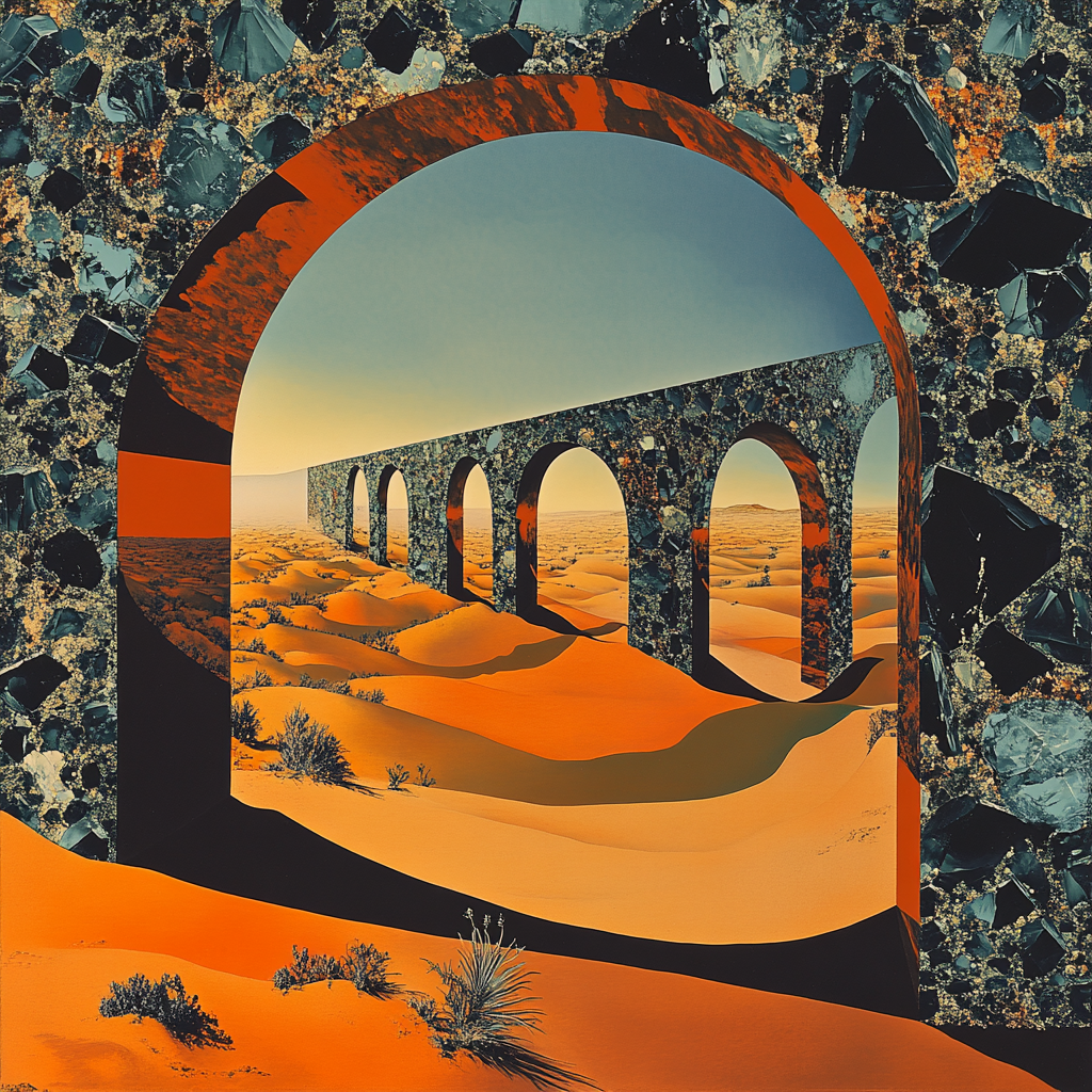 Salvador Dali Inspired Mythological Desert Vision Paint by numbers art