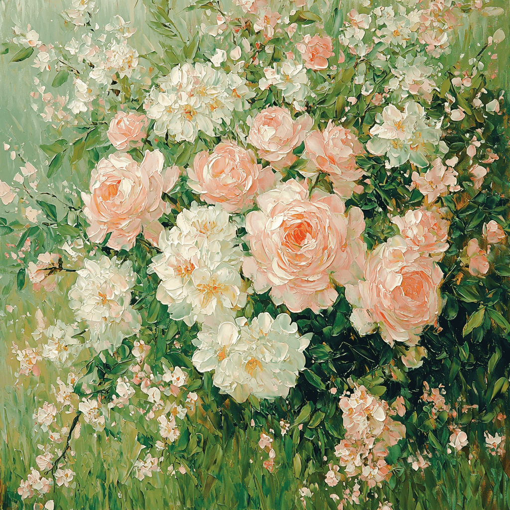 Pierre-Auguste Renoir Inspired Elegant Floral Elegance Paint By Numbers Kits
