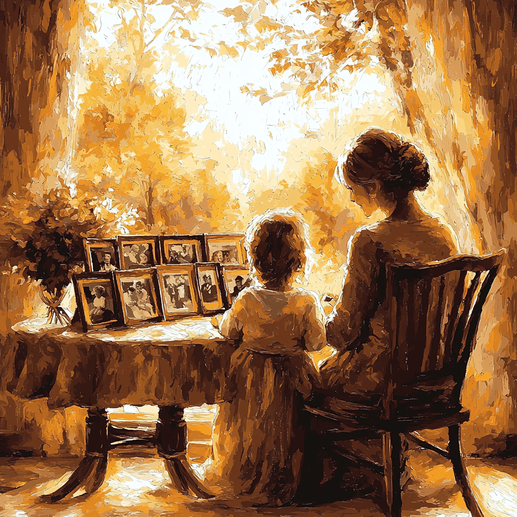 Through The Generations Paint By Numbers Art