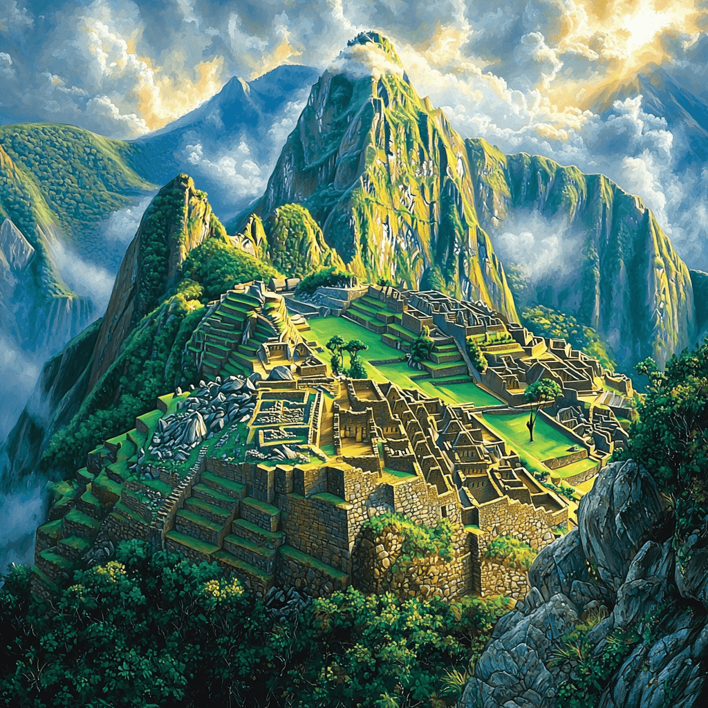 Machu Picchu - Cusco Region, Peru DIY Paint By Numbers
